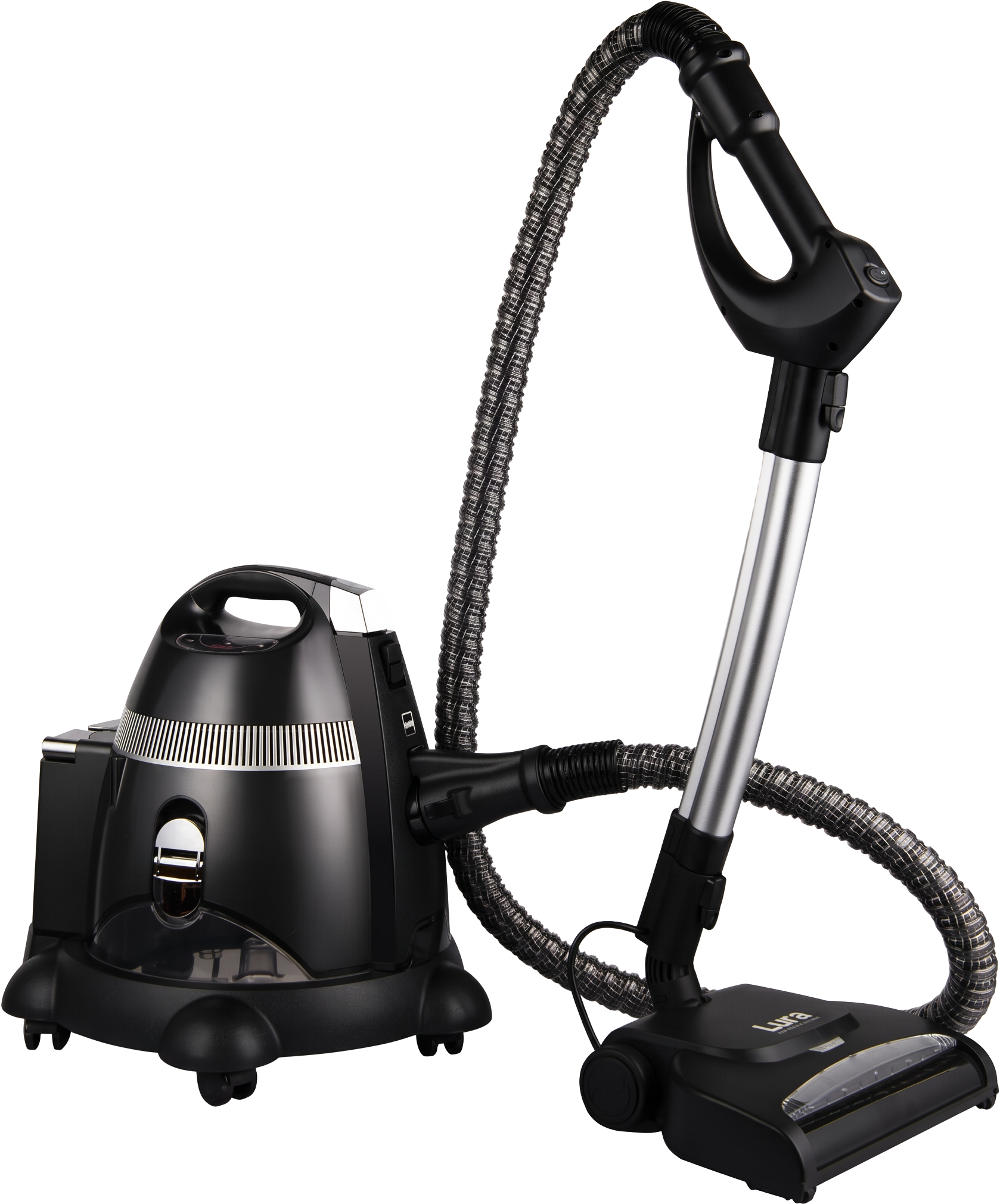 The complete LURA system with attachments